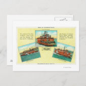 Aussicht auf Richmond-San Rafael Ferries Postkarte (Vorne/Hinten)