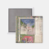 Aussicht auf Rom als Stadt Gottes Magnet (Vorderseite/Rückseite)