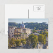 Aussicht auf Rom vom Castel Sant'Angelo Postkarte (Vorne/Hinten)