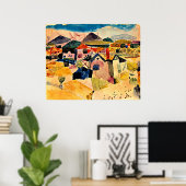Aussicht auf Saint Germain, Paul Klee, Poster (Heimbüro)