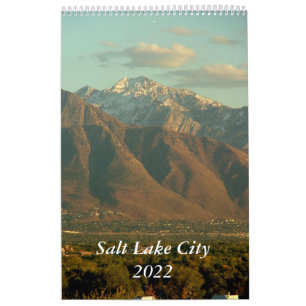 Aussicht auf Salt Lake City - Kalender 2022