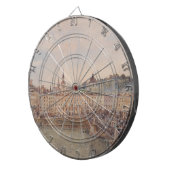 Aussicht auf Salzburg (von Rudolf von Alt) Dartscheibe (Vorderseite rechts)