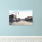 Aussicht auf San Benito Street Hollister, CA Leinwanddruck (Insitu (Holzboden))