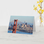 Aussicht auf San Francisco durch die Golden Gate B Karte (Gelbe Blume)