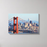 Aussicht auf San Francisco durch die Golden Gate B