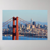 Aussicht auf San Francisco durch die Golden Gate B Poster (Vorne)
