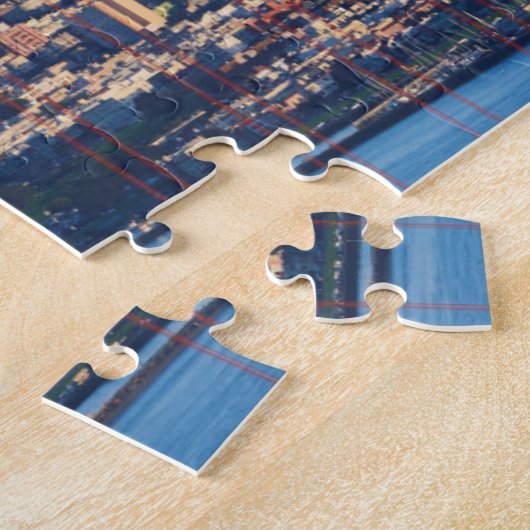 Aussicht auf San Francisco durch die Golden Gate B Puzzle (Seite)