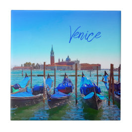 Aussicht auf San Giorgio Maggiore Insel Venedig It Fliese