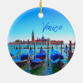 Aussicht auf San Giorgio Maggiore Insel Venedig It Keramik Ornament (Hinten)