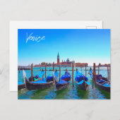 Aussicht auf San Giorgio Maggiore Insel Venedig It Postkarte (Vorne/Hinten)