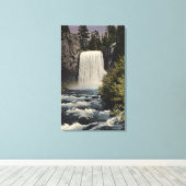 Aussicht auf San Joaquin River & Rainbow Falls Leinwanddruck (Insitu (Holzboden))