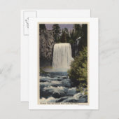 Aussicht auf San Joaquin River & Rainbow Falls Postkarte (Vorne/Hinten)