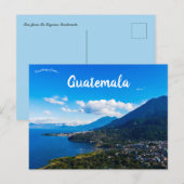 Aussicht auf San Juan La Laguna Guatemala Postkarte (Vorne/Hinten)