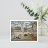 Aussicht auf San Marco und den Palazzo Ducale in B Postkarte (Stehend Vorderseite)