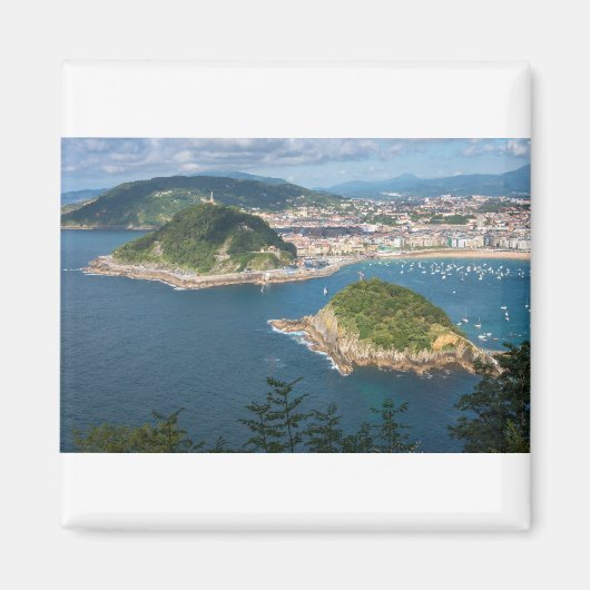Aussicht auf San Sebastian und Santa Clara Magnet (Vorne)