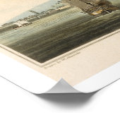 Aussicht auf Santa Cruz, Platte 3 von 'A Voyage to Poster (Ecke)