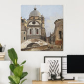 Aussicht auf Santa Maria dei Miracoli Poster (Heimbüro)