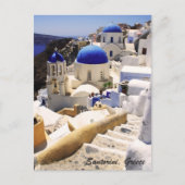 Aussicht auf Santorini Postkarte (Vorderseite)