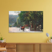 Aussicht auf schattige Lane, Pferdetransport Leinwanddruck (Insitu (Wohnzimmer))