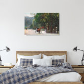 Aussicht auf schattige Lane, Pferdetransport Leinwanddruck (Insitu (Schlafzimmer))