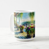 Aussicht auf See | Blick auf die Bucht Kaffeetasse (Vorderseite Links)