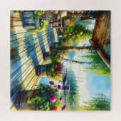 Aussicht auf See | Blick auf die Bucht Puzzle (Horizontal)