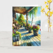 Aussicht auf See | Über Sie nachdenken Karte (Gelbe Blume)