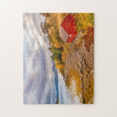 Aussicht auf See und Berge in Lofoten Nordland Nor Puzzle (Vertikal)