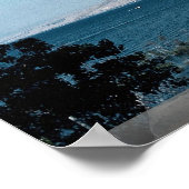 Aussicht auf See von Galiläa von der Südküste Isra Poster (Ecke)