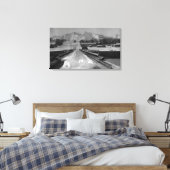 Aussicht auf Seward, Alaska Von der Brücke Fotogra Leinwanddruck (Insitu (Schlafzimmer))