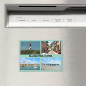 Aussicht auf St. Augustine, Florida Magnet (In Situ (Geschirrspüler))