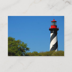 Aussicht auf St. Augustine, Florida Visitenkarte