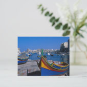 Aussicht auf St. Julian, Malta Postkarte (Stehend Vorderseite)