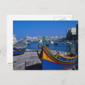 Aussicht auf St. Julian, Malta Postkarte (Vorne/Hinten)