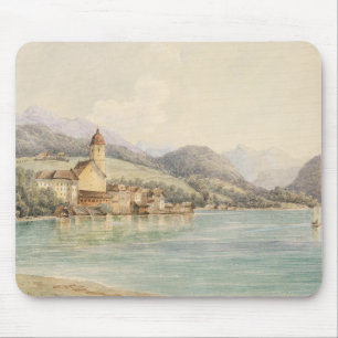 Aussicht auf St. Wolfgang am Wolfgangsee Carl Lafi Mousepad