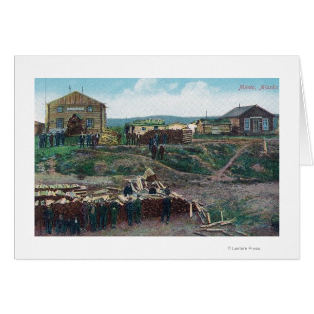 Aussicht auf Stadtbewohner rund um Cut WoodNulato, (Vorderseite (Horizontal))