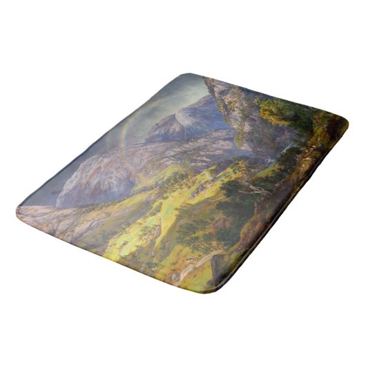 Aussicht auf Stalheim in Norwegen (Johan Christlic Badematte (Schrägansicht)