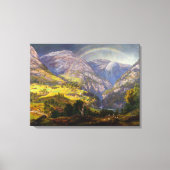 Aussicht auf Stalheim in Norwegen (Johan Christlic Leinwanddruck (Vorderseite)