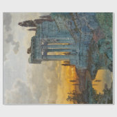 Aussicht auf Süditalien mit antiken römischen Ruin Geschenkpapier (Flach)