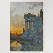 Aussicht auf Süditalien mit antiken römischen Ruin Puzzle (Vertikal)