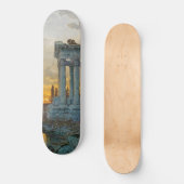 Aussicht auf Süditalien mit antiken römischen Ruin Skateboard (Vorderseite)