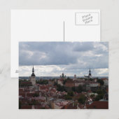 Aussicht auf Tallinn Postkarte (Vorne/Hinten)