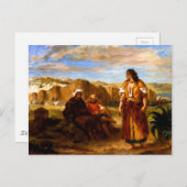 Aussicht auf Tanger mit zwei Sitzgruppen Postkarte (Vorne/Hinten)