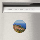 Aussicht auf Taormina 2 Magnet (In Situ (Geschirrspüler))