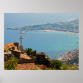 Aussicht auf Taormina 3 Poster (Vorne)