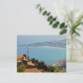Aussicht auf Taormina 3 Postkarte (Stehend Vorderseite)