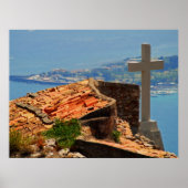 Aussicht auf Taormina 4 Poster (Vorne)