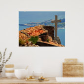 Aussicht auf Taormina 4 Poster (Küche)