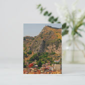 Aussicht auf Taormina 5 Postkarte (Stehend Vorderseite)
