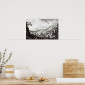 Aussicht auf Tarquinia und Corneto Poster (Küche)